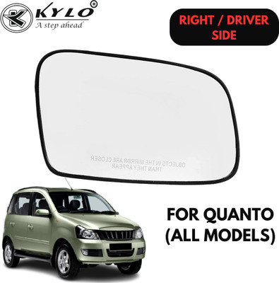 KYLO Manual Driver Side, Rear View Mirror For Mahindra Quanto(Exterior, Right)