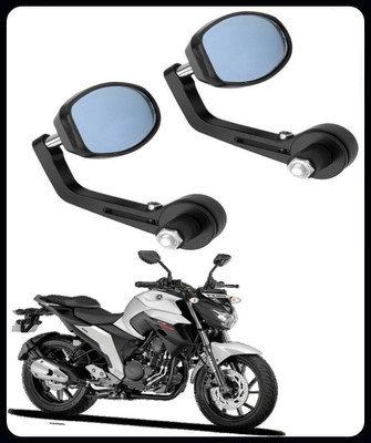 Vtrust Manual Rear View Mirror, Dual Mirror, Driver Side For Yamaha FZ-S(Right, Left)
