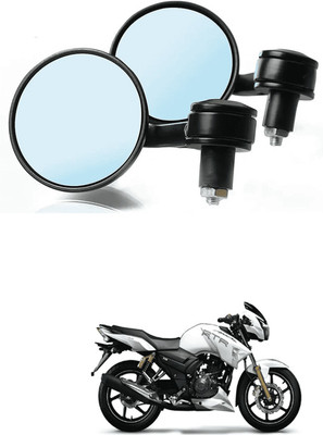 LOVMOTO Manual Rear View Mirror For Universal For Bike Universal For Bike(Left, Right)