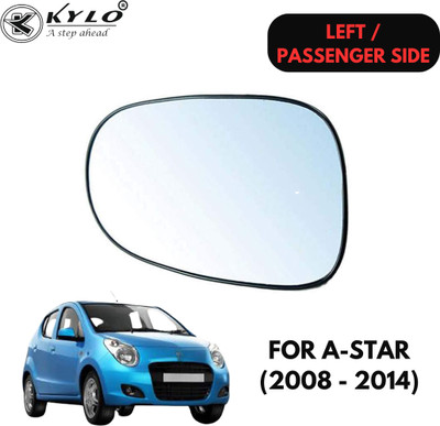 KYLO Manual Passenger Side, Rear View Mirror For Maruti Suzuki A-Star(Exterior, Left)