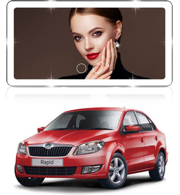 Oshotto Power Vanity Mirror For Skoda Rapid(Interior)