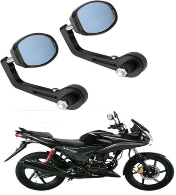 bikeworld Manual Rear View Mirror, Dual Mirror, Driver Side For Honda CBF Stunner(Right, Left)