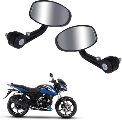 Grandbiker Manual Rear View Mirror, Driver Side, Dual Mirror For Bajaj Pulsar 150(Right, Left)