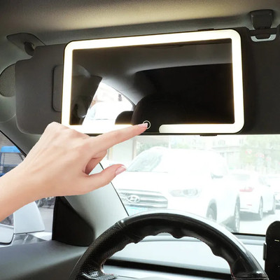 VARNIRAJ IMPORT & EXPORT Manual Vanity Mirror For Universal For Car Universal For Car(Interior)
