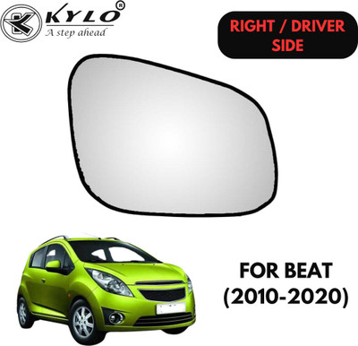 KYLO Manual Driver Side, Rear View Mirror For Chevrolet Beat(Exterior, Right)