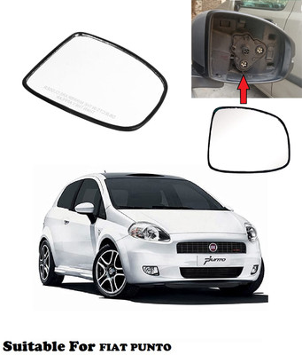 GS Grow n Shine Manual Driver Side, Rear View Mirror For Fiat Punto(Exterior, Right)