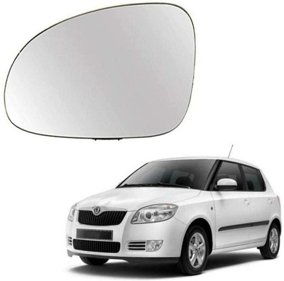KING AUTO Manual Remote Rear View Mirror, Passenger Side For Skoda Fabia(Left, Exterior)