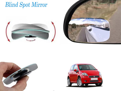 Autoinnovation Manual Dual Mirror For Fiat Punto, Universal For Car(Exterior, Interior, Center, Right, Left)