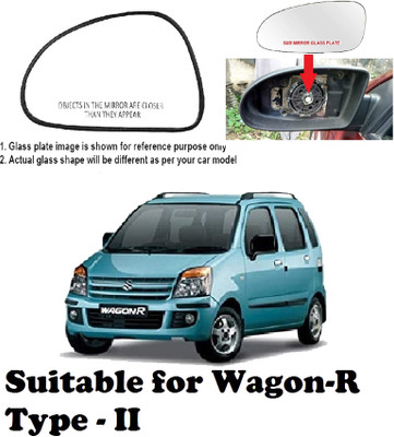 OOLTAH PAHIYA Manual Passenger Side, Rear View Mirror For Maruti Suzuki WagonR(Exterior, Left)