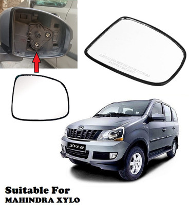 Shubh Auto Manual Driver Side, Rear View Mirror For Mahindra Xylo(Exterior, Right)