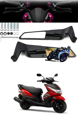 GONAMA Manual Blind Spot Mirror For Hero Universal For Bike(Center)