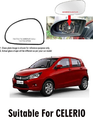 GS Grow n Shine Manual Passenger Side, Rear View Mirror For Maruti Suzuki Celerio(Exterior, Left)