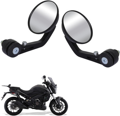 Grandbiker Manual Rear View Mirror, Driver Side, Dual Mirror For Bajaj Universal For Bike, Pulsar 150(Right, Left)