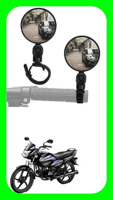 Atonyak Manual Rear View Mirror For Hero Splendor NXG(Left, Right)