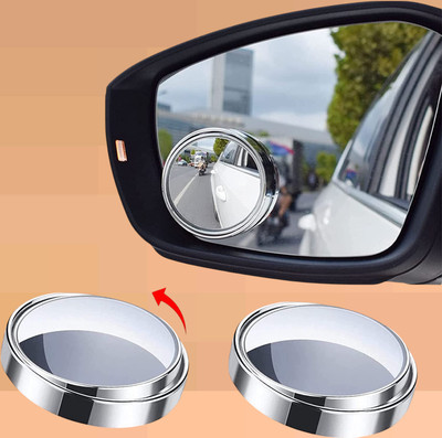 GLAMAXY Manual Blind Spot Mirror For Universal For Car Universal For Car(Exterior, Left, Right)