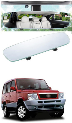 LOVMOTO Manual Rear View Mirror For Tata Sumo(Exterior)