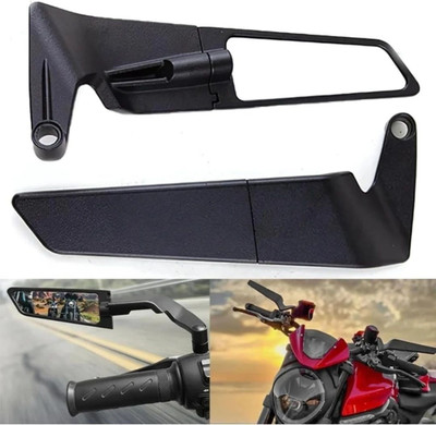 BIKEBLOOM Manual Rear View Mirror For Universal For Bike, KTM, Honda Duke 200, Duke 390, Universal For Bike, FZ-S(Left, Right)