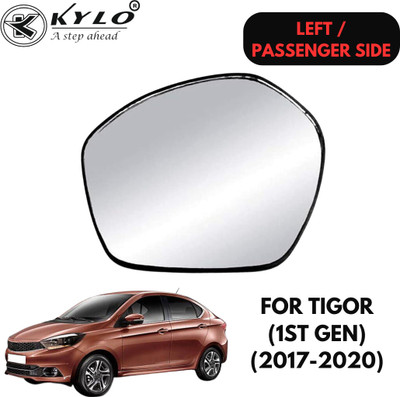 KYLO Manual Passenger Side, Rear View Mirror For Tata Tigor(Exterior, Left)