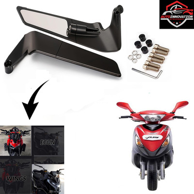 Autoinnovation Manual Rear View Mirror, Blind Spot Mirror, Dual Mirror For Mahindra Flyte(Right, Left)