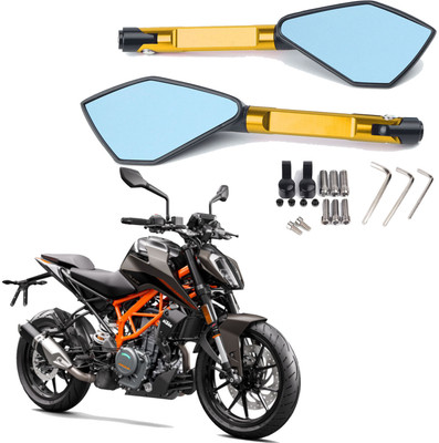 Vagary Manual Rear View Mirror For Universal For Bike Duke 200, Duke 390(Left, Right)