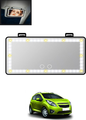 MATIES Manual Vanity Mirror For Chevrolet Beat(Interior)
