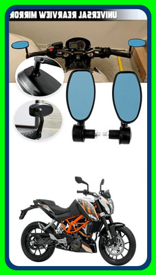 Atonyak Manual Blind Spot Mirror For Hero Splendor Plus(Center)