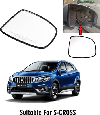 OOLTAH PAHIYA Manual Driver Side, Rear View Mirror For Maruti Suzuki S-Cross(Exterior, Right)