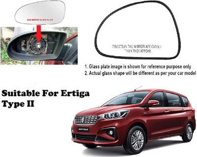 Shubh Auto Manual Passenger Side, Rear View Mirror For Maruti Suzuki Ertiga(Exterior, Left)