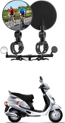 LOVMOTO Manual Rear View Mirror For Mahindra Rodeo RZ(Left, Right)
