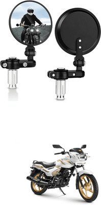 LOVMOTO Manual Rear View Mirror For Hero Splendor Plus(Left, Right)