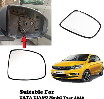 OOLTAH PAHIYA Manual Driver Side, Rear View Mirror For Tata Tiago(Exterior, Right)