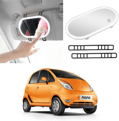 Oshotto Power Vanity Mirror For Tata Nano(Interior)