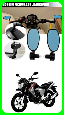 Atonyak Manual Vanity Mirror For Universal For Bike Universal For Bike(Interior)