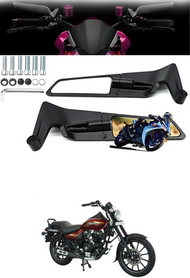 GONAMA Manual Blind Spot Mirror For Bajaj Universal For Bike(Center)