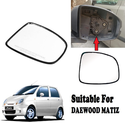 Shubh Auto Manual Driver Side, Rear View Mirror For Daewoo Matiz(Exterior, Right)
