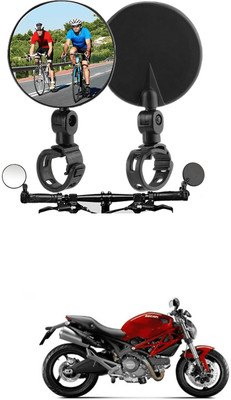 LOVMOTO Manual Rear View Mirror For Hero Hunk(Left, Right)