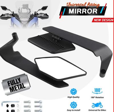 APAuto Manual Rear View Mirror For KTM, Honda, BMW, Honda, Hero Duke 390, Pulsar 220 DTS-i, Guerrilla 450, Hunter 350(Left, Right)