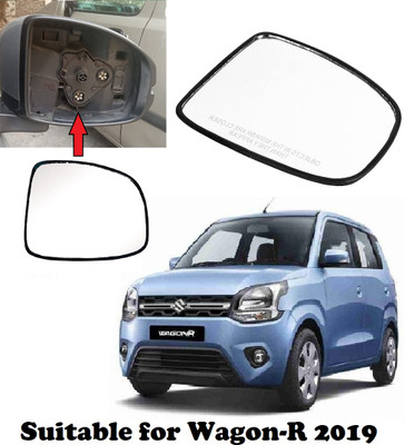 Shubh Auto Manual Driver Side, Rear View Mirror For Maruti Suzuki WagonR(Exterior, Right)