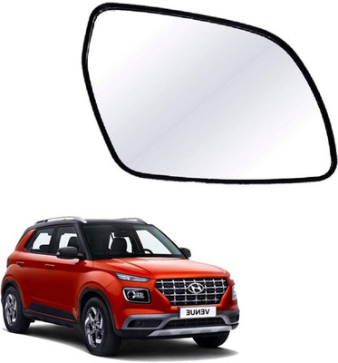 KING GENUINE Manual Remote Driver Side, Rear View Mirror For Hyundai Universal For Car(Right, Exterior)