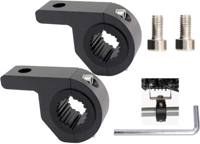 GONAMA Fog Light Bar Mounting Clamps Driving FOG Light Mount Brackets for Motorcycle Bike Headlight Mount