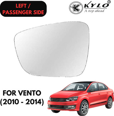 KYLO Manual Passenger Side, Rear View Mirror For Volkswagen Vento(Exterior, Left)