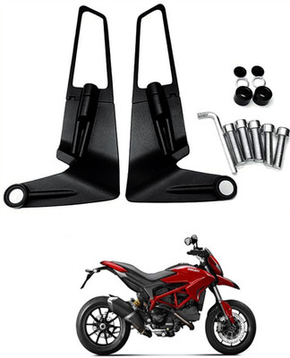 PRTEK Manual Rear View Mirror For Hero Hunk(Center)