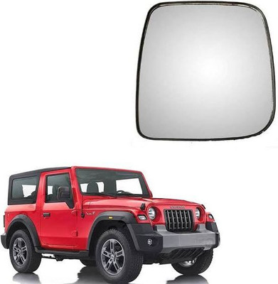 KING GENUINE Manual Remote Rear View Mirror, Driver Side For Mahindra Thar(Exterior, Right)