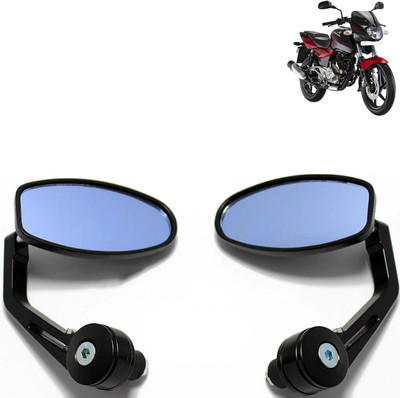 SanoxGrafixs Manual Rear View Mirror, Driver Side For Bajaj Pulsar 180 DTS-i(Left, Right)