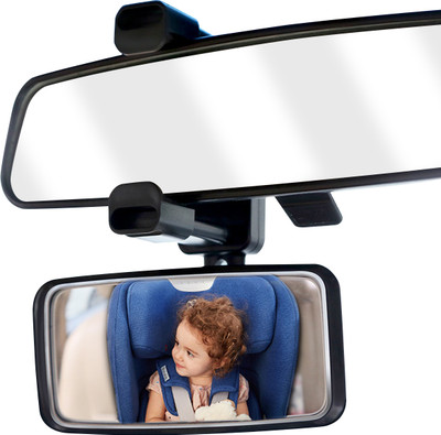 STHIRA Manual Remote Rear View Mirror For Universal For Car 1 Series(Interior)