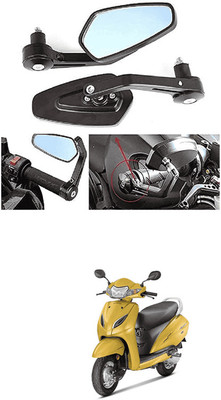 LOVMOTO Manual Rear View Mirror For Hero Achiever(Left, Right)