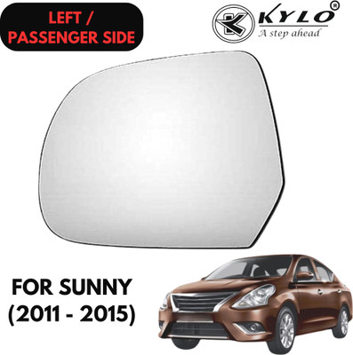 KYLO Manual Passenger Side, Rear View Mirror For Nissan Sunny(Exterior, Left)