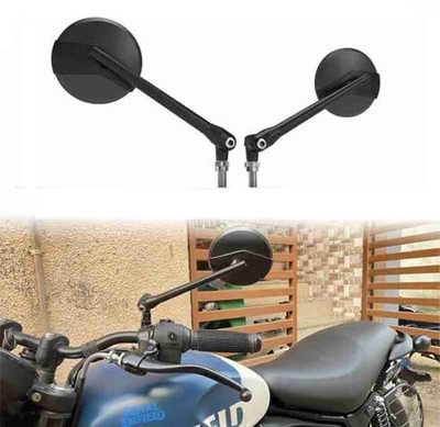 KILLERRYDER Manual Rear View Mirror For Royal Enfield, Honda, Bajaj Classic 350, Classic 350, Maestro, Classic 500, 6 Series(Left, Right)
