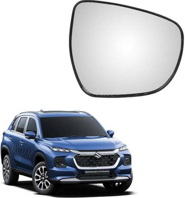 KING GENUINE Manual Remote Driver Side, Rear View Mirror For Maruti Suzuki Grand Vitara(Right, Exterior)