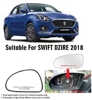 Shubh Auto Manual Passenger Side, Rear View Mirror For Maruti Suzuki Swift Dzire(Exterior, Right)